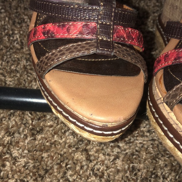 Sofia Vergara Multi-Animal Print Open Tow Wedge Heel - Picture 11 of 13